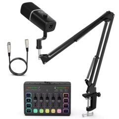 Professional RGB Dynamic USB Microphone